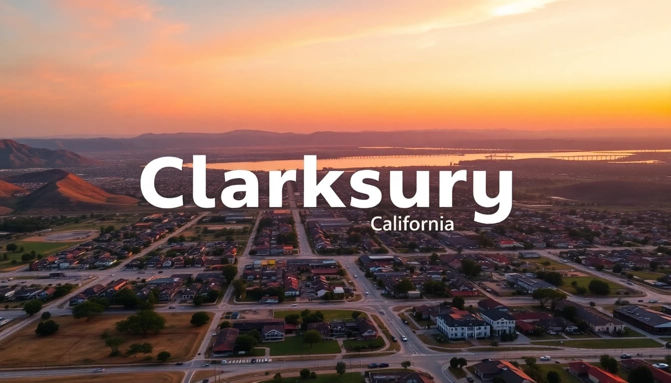 Detailed clarksburg california map showcasing local landmarks and scenery for visitors.