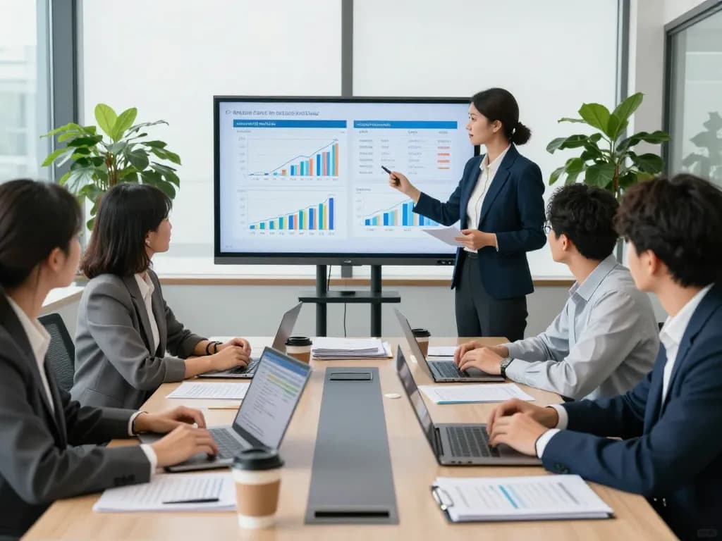 Business professionals collaborating on financial strategies, check out this site to discover expert chartered accountant services.