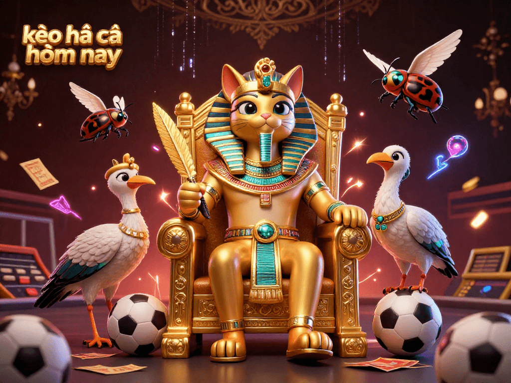 Experience the excitement of betting with kèo nhà cái hôm nay as pharaohs and sports elements come together.