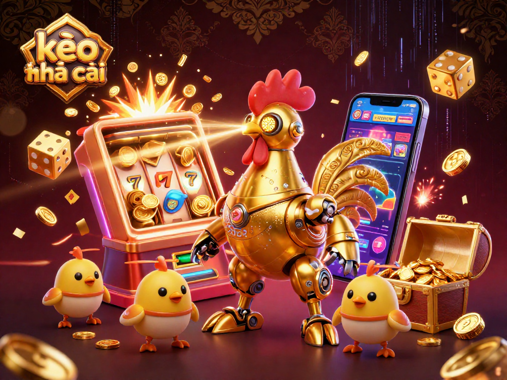 Engage with kèo nhà cái as a golden rooster robot captures the essence of dynamic online gambling.